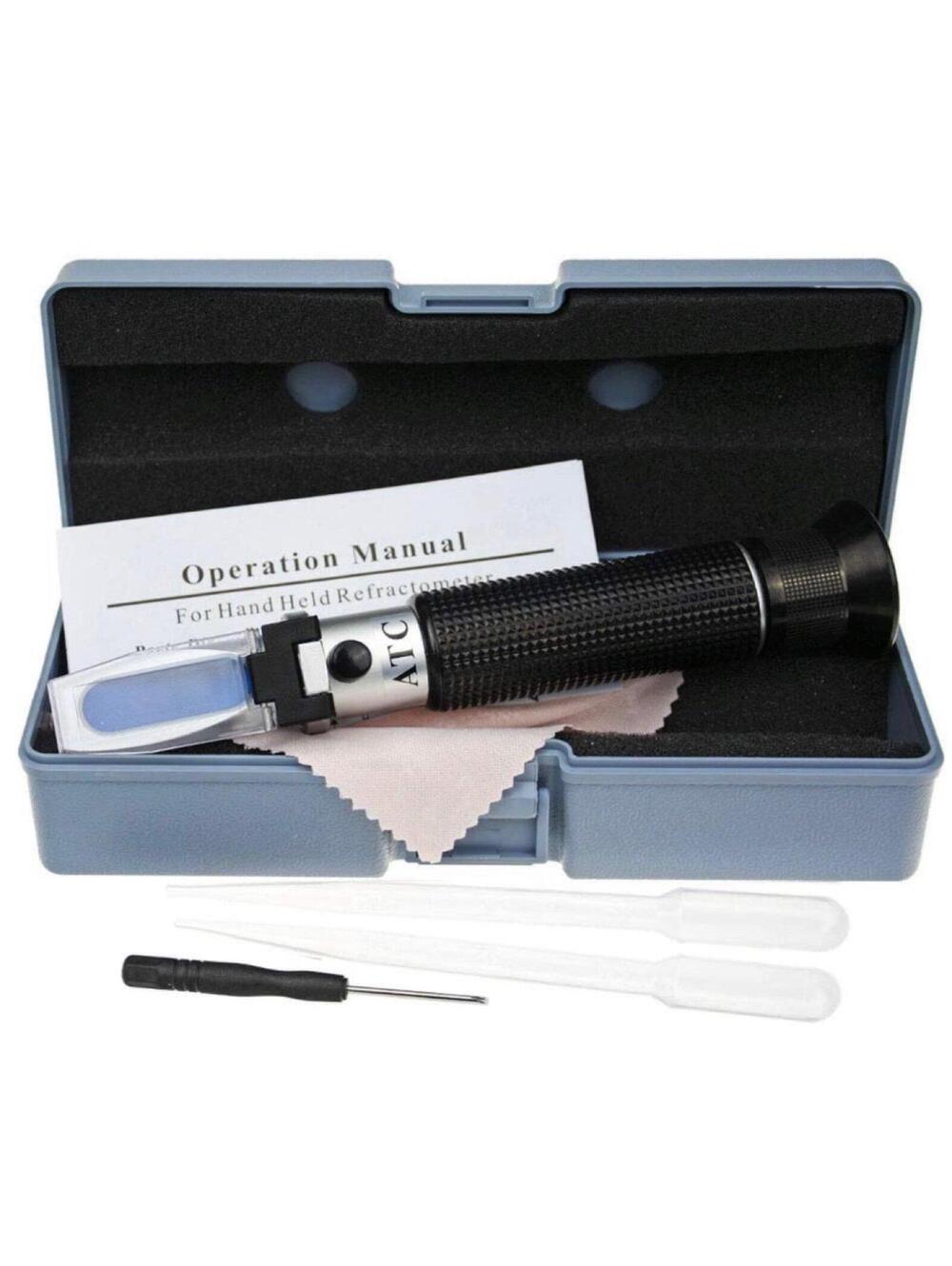Salinity Refractometer for Seawater and Marine Fishkeeping Aquarium 0-100 PPT